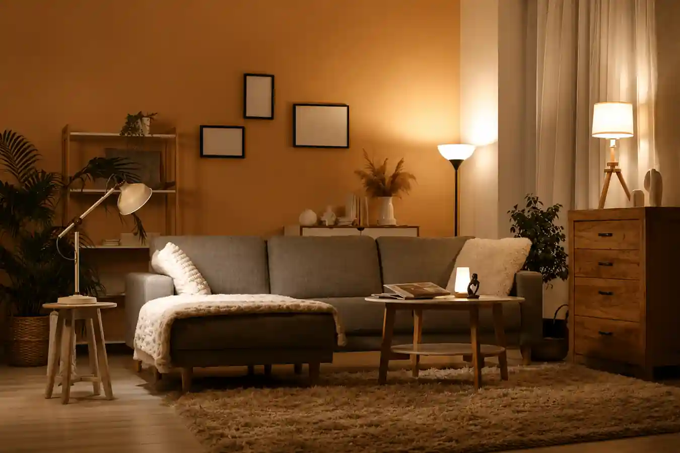 Desain Interior Ruang Tamu Modern yang Aman untuk Anak